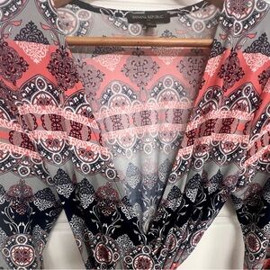 Banana Republic Womens Paisley Wrapped Dress 
Size S